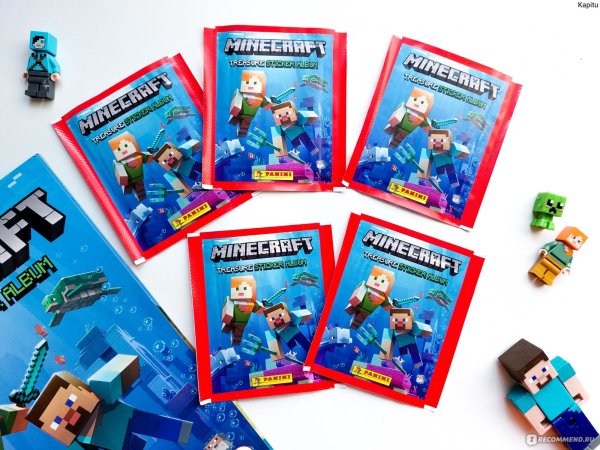 Наклейки майнкрафт Panini коллекция