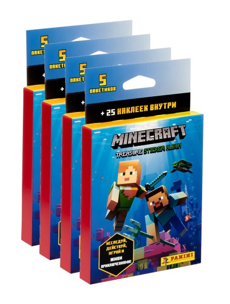 Наклейки для альбома майнкрафт Panini