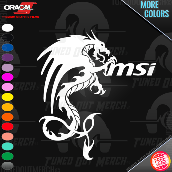 Наклейка MSI