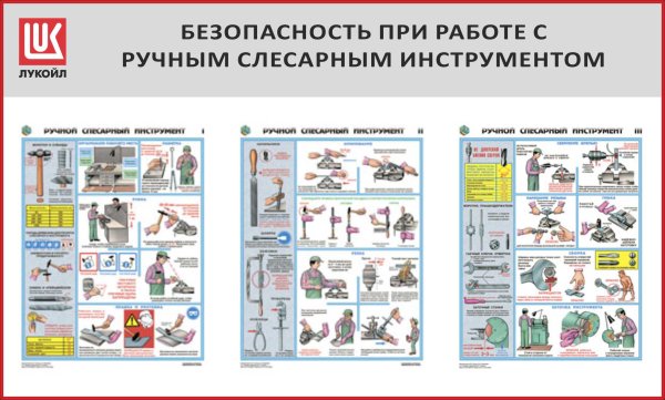 Ручной слесарный инструмент плакат