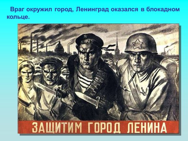Блокада Ленинграда плакаты