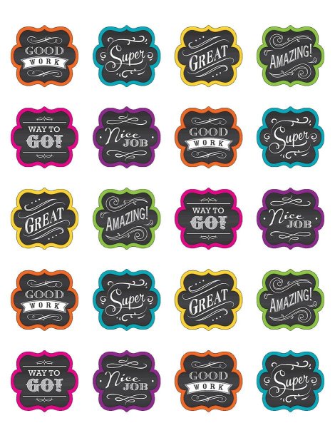 Наклейки с английскими словами