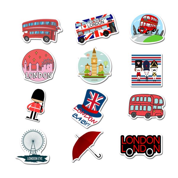 Наклейки на английском