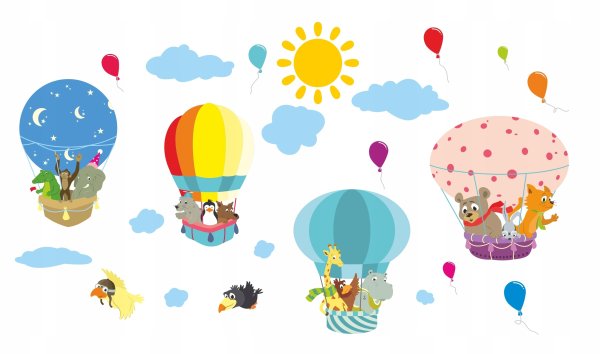 Воздушный шар стикер