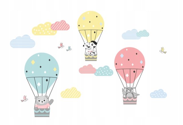 Воздушный шар наклейка