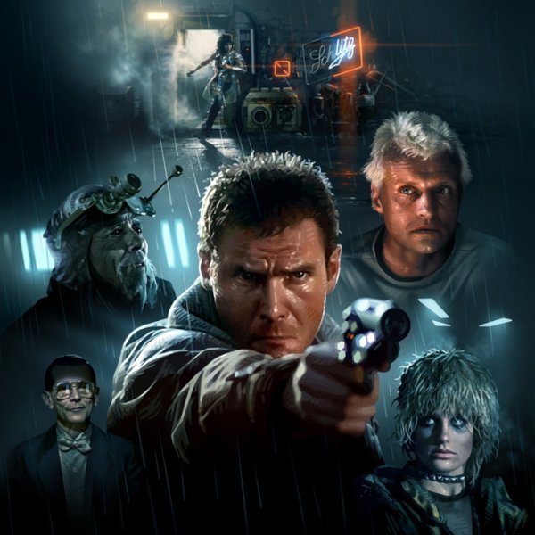 Бегущий по лезвию 1982 Постер