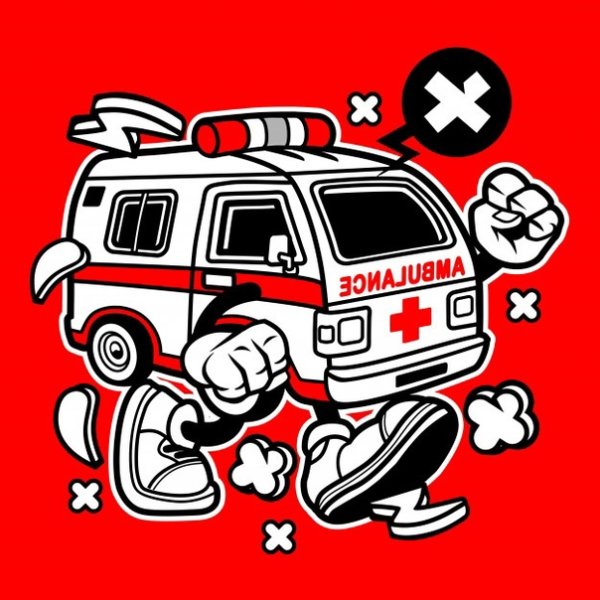 Скорая помощь стикер
