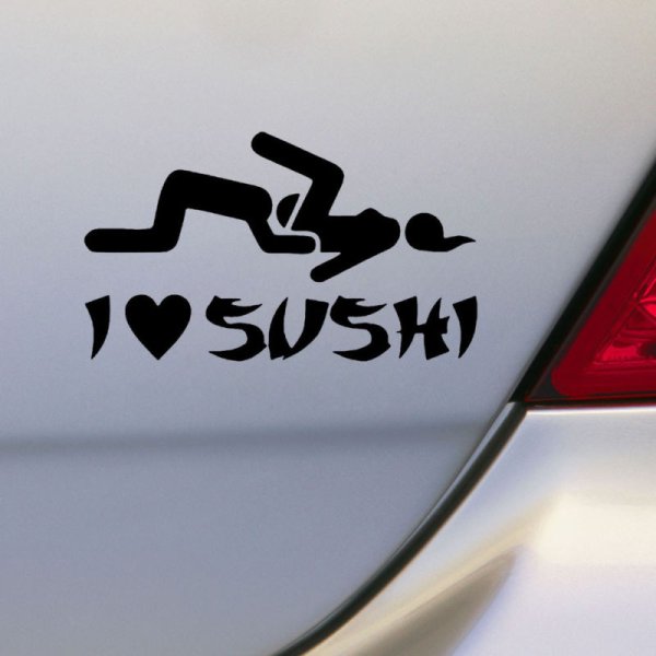 Японские наклейки на авто