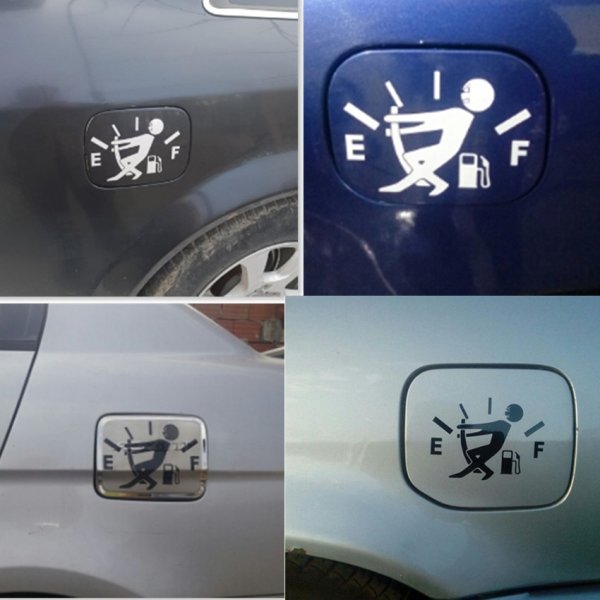 Наклейка лючок бензобака Porsche 718