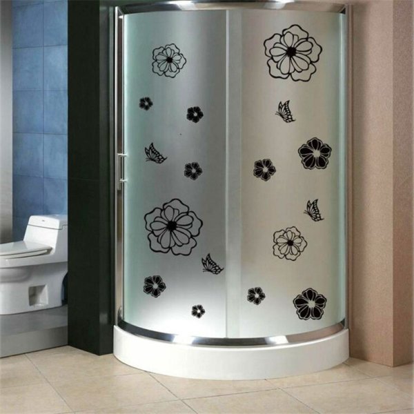 Наклейки для душевой кабинки