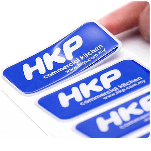 Логотип наклейка на ПВХ