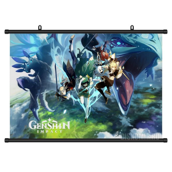 Постеры на стену Геншин Импакт
