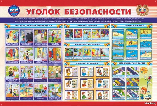 Плакат по безопасности для детей
