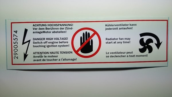 Заводские наклейки ВАЗ 2107