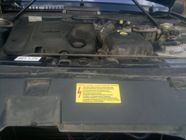 Наклейки под капотом ВАЗ 2114 С завода