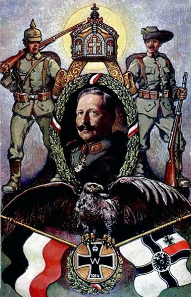 Агитационные плакаты Германии ПМВ 1914