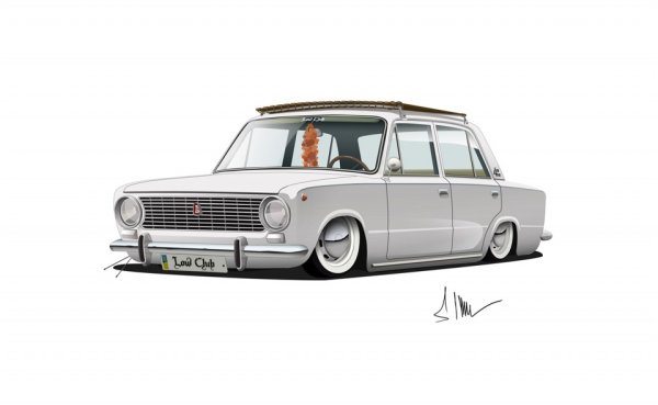 ВАЗ 2101 стикербомбинг