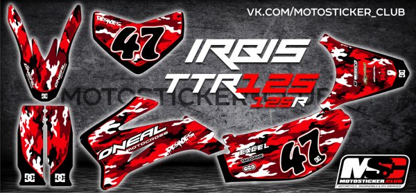 Racer rc200ck наклейки