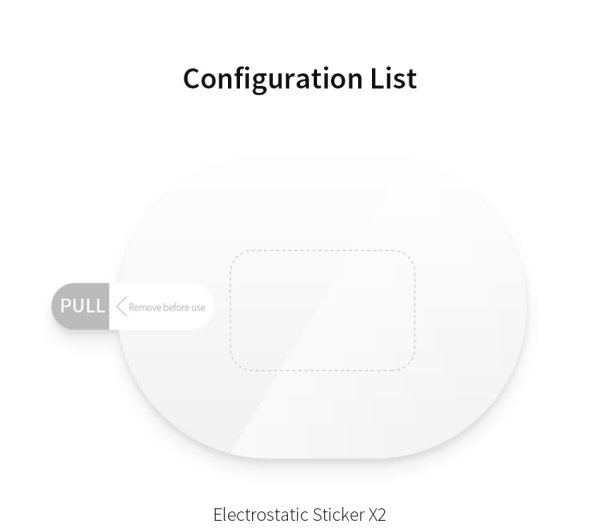 Наклейка электростатическая для регистратора