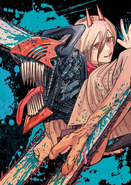 Человек бензопила плакат