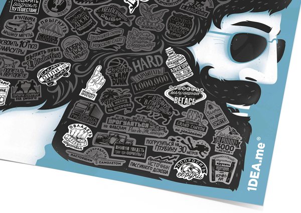 Скретч карта 100