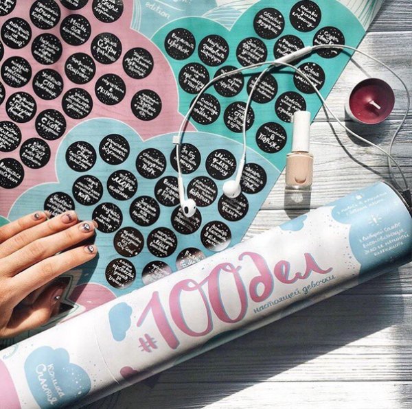 Скретч-Постер #100 дел "Trueman Edition"