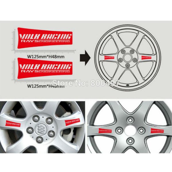 Наклейки на спицы колеса автомобиля