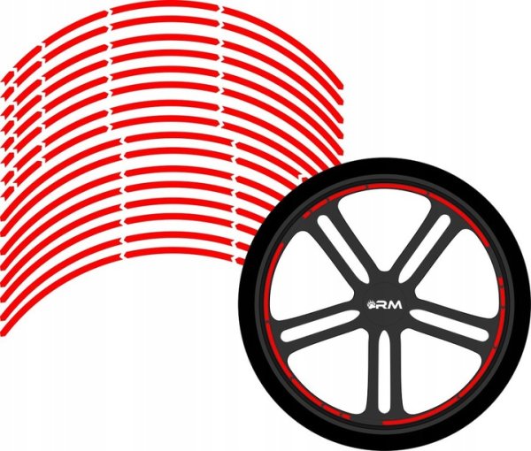 Наклейка на обод диска