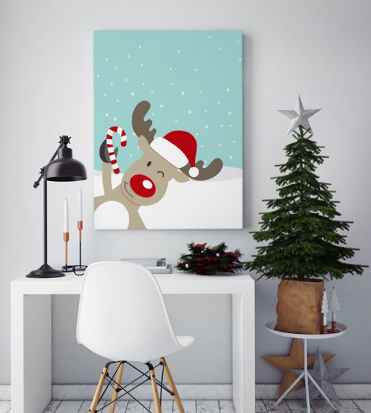 Новогодние постеры на стену