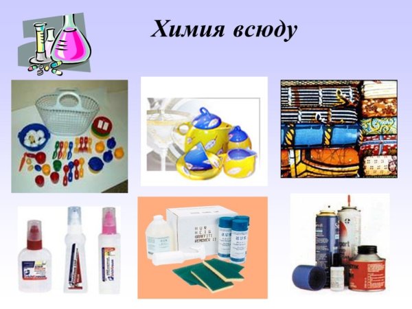 Химия в быту плакат
