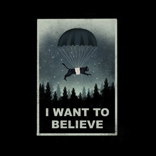 I want to believe плакат