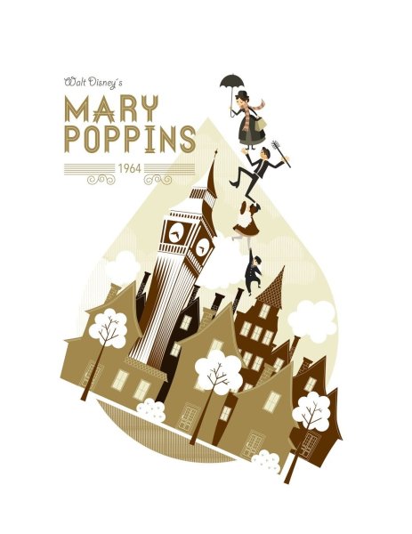 Мэри Поппинс плакат