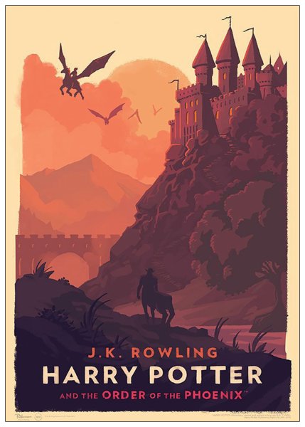 Ретро Постер Гарри Поттер