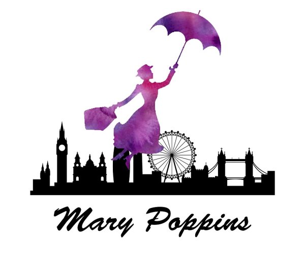 Мэри Поппинс длинный чулок