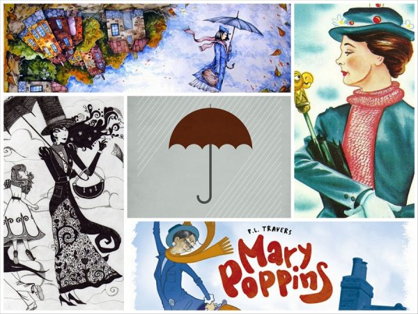 Вывеска Мэри Поппинс