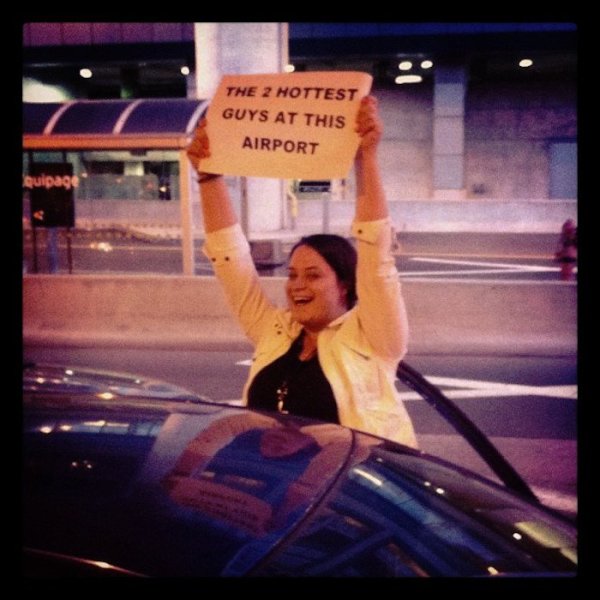 Смешные встречи в аэропорту