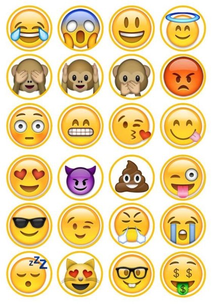 Стикеры смайлики