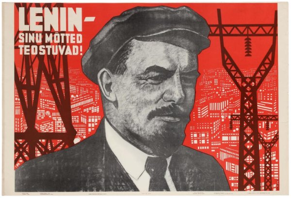 Ленин пропаганда Постер