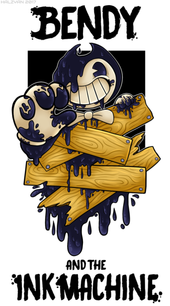 Bendy and the Ink Machine плакат с БЕНДИ