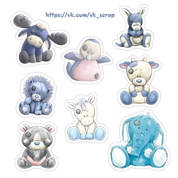 Высечки для скрапбукинга детские