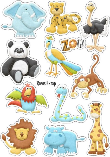 Наклейки для скрапбукинга детские
