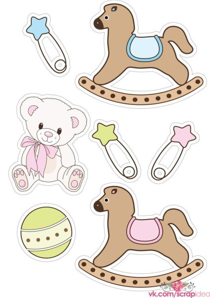 Высечки для скрапбукинга детские