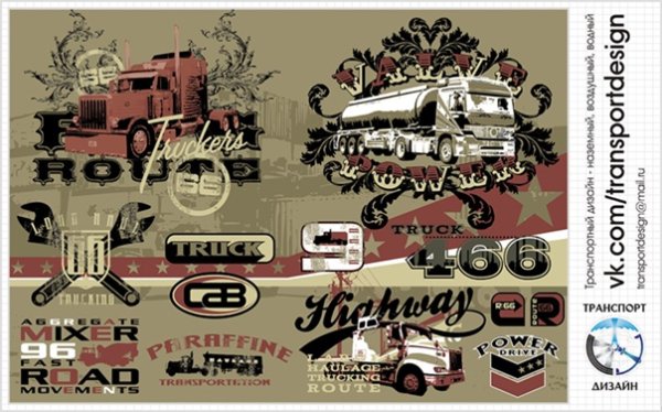 Австрийская наклейка для грузовика