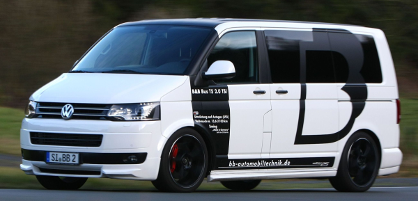 Черно-белый Фольксваген т5 Мультивен