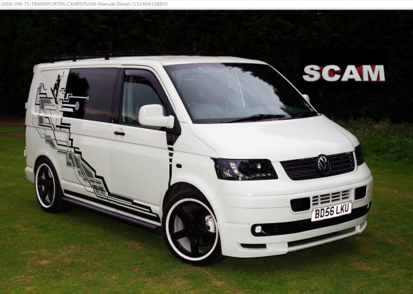 VW t5 White Stripes