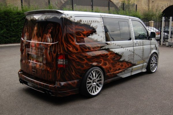 VW Transporter t5 брендирование