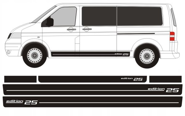 Наклейки VW Multivan t5 t6