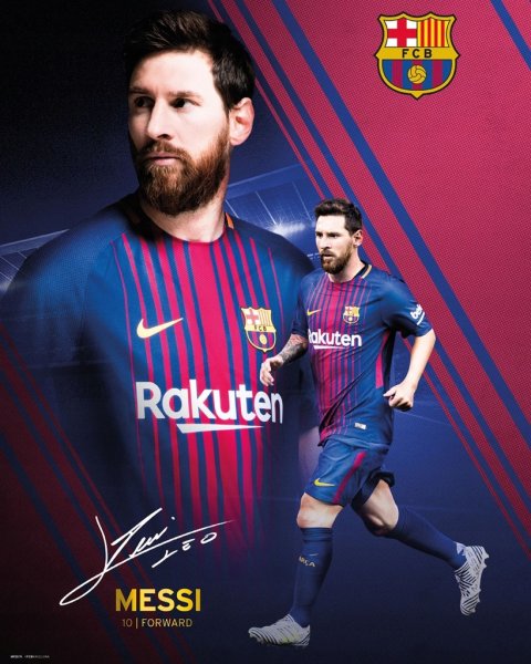 Месси Барселона арт