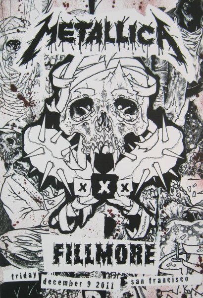 Metallica плакат