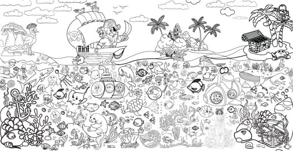 Большая раскраска